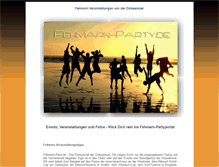 Tablet Screenshot of fehmarn-party.de